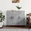 Image de vidaXL Buffet gris béton 90x34x80 cm bois d'ingénierie828112