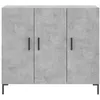 Image de vidaXL Buffet gris bÃ©ton 90x34x80 cm bois d'ingÃ©nierie