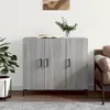 Image de vidaXL Buffet sonoma gris 90x34x80 cm bois d'ingénierie