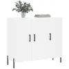 Image de vidaXL Buffet blanc 90x34x80 cm bois d'ingÃ©nierie