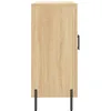 Image de vidaXL Vidaxl Buffet Chêne Sonoma 90x34x80 Cm Bois D'ingénierie