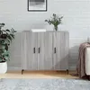 Image de vidaXL Buffet sonoma gris 90x34x80 cm bois d'ingénierie828130