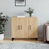 Image de vidaXL Buffet chÃªne sonoma 90x34x80 cm bois d'ingÃ©nierie