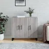 Image de vidaXL Buffet sonoma gris 90x34x80 cm bois d'ingénierie828138