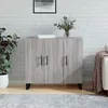 Image de vidaXL Buffet sonoma gris 90x34x80 cm bois d'ingÃ©nierie