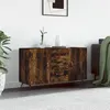 Image de vidaXL Buffet chêne fumé 100x36x60 cm bois d'ingénierie