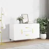 Image de vidaXL Buffet blanc 100x36x60 cm bois d'ingénierie828148