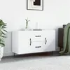 Image de vidaXL Buffet blanc 100x36x60 cm bois d'ingénierie828164