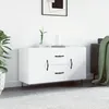 Image de vidaXL Buffet blanc 100x36x60 cm bois d'ingÃ©nierie