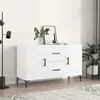 Image de vidaXL Buffet blanc 100x36x60 cm bois d'ingÃ©nierie