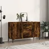 Image de vidaXL Vidaxl Buffet Chêne Fumé 100x36x60 Cm Bois D'ingénierie