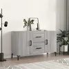 Image de vidaXL Buffet sonoma gris 100x36x60 cm bois d'ingénierie