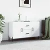 Image de vidaXL Buffet blanc 100x36x60 cm bois d'ingénierie828180