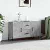 Image de vidaXL Buffet gris béton 100x36x60 cm bois d'ingénierie828184