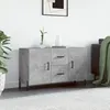 Image de vidaXL Buffet gris bÃ©ton 100x36x60 cm bois d'ingÃ©nierie