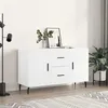 Image de vidaXL Buffet blanc 100x36x60 cm bois d'ingénierie828188