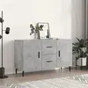 Image de vidaXL Buffet gris béton 100x36x60 cm bois d'ingénierie828192