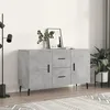 Image de vidaXL Buffet gris bÃ©ton 100x36x60 cm bois d'ingÃ©nierie