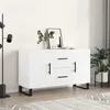 Image de vidaXL Buffet blanc 100x36x60 cm bois d'ingénierie828196