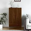 Image de vidaXL Buffet haut chêne marron 69,5x31x115 cm bois d'ingénierie828211