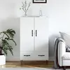 Image de vidaXL Buffet haut blanc 69,5x31x115 cm bois d'ingénierie828228