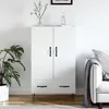 Image de vidaXL Buffet haut blanc 69,5x31x115 cm bois d'ingÃ©nierie