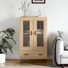 Image de Vidaxl Buffet Haut ChÃªne Sonoma 69,5x31x115 Cm Bois D'ingÃ©nierie