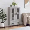 Image de vidaXL Buffet haut sonoma gris 69,5x31x115 cm bois d'ingénierie828306