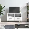 Image de vidaXL Meuble TV Blanc 80x36x50 cm Bois d'ingénierie828964