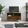 Image de vidaXL Meuble TV Chêne marron 80x36x50 cm Bois d'ingénierie828971