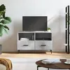 Image de vidaXL Meuble TV Gris béton 80x36x50 cm Bois d'ingénierie828992