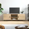 Image de vidaXL Meuble TV chêne sonoma 150x30x50 cm bois d'ingénierie