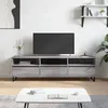 Image de vidaXL Meuble TV gris bÃ©ton 150x30x50 cm bois d'ingÃ©nierie