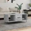 Image de vidaXL Table basse gris béton 102x50x40 cm bois d'ingénierie829296