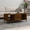 Image de vidaXL Table basse chêne marron 102x50x40 cm bois d'ingénierie829307