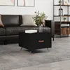 Image de vidaXL Table basse Noir 50x50x40 cm Bois d'ingÃ©nierie