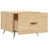Image de vidaXL Tables basses 2 pcs chÃªne sonoma 50x50x40 cm bois d'ingÃ©nierie