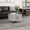 Image de vidaXL Table basse gris béton 50x50x40 cm bois d'ingénierie829340