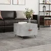 Image de vidaXL Table basse gris bÃ©ton 50x50x40 cm bois d'ingÃ©nierie