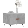 Image de vidaXL Tables basses 2 pcs gris bÃ©ton 50x50x40 cm bois d'ingÃ©nierie