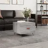 Image de vidaXL Table basse Sonoma gris 50x50x40 cm Bois d'ingénierie829344