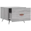 Image de vidaXL Tables basses 2 pcs sonoma gris 50x50x40 cm bois d'ingÃ©nierie