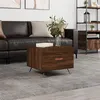 Image de vidaXL Table basse Chêne marron 50x50x40 cm Bois d'ingénierie829346