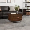 Image de vidaXL Table basse ChÃªne marron 50x50x40 cm Bois d'ingÃ©nierie