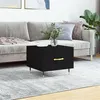 Image de vidaXL Table basse Noir 50x50x40 cm Bois d'ingénierie829350