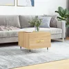 Image de vidaXL Table basse Chêne sonoma 50x50x40 cm Bois d'ingénierie829354
