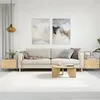 Image de vidaXL Tables basses 2 pcs chêne sonoma 50x50x40 cm bois d'ingénierie829355