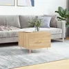 Image de vidaXL Table basse Chêne sonoma 50x50x40 cm Bois d'ingénierie829370