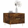 Image de vidaXL Tables basses 2 pcs chÃªne fumÃ© 50x50x40 cm bois d'ingÃ©nierie