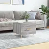 Image de vidaXL Table basse Sonoma gris 50x50x40 cm Bois d'ingénierie829376